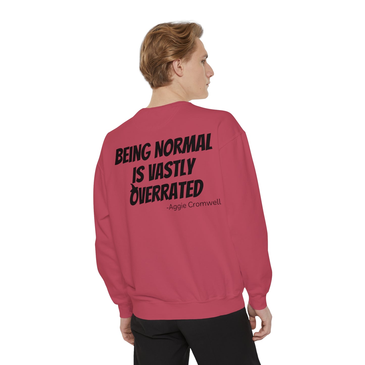 Skull Front, Vastly Overrated Back - Comfort Colors Pullover - Multi Color Options