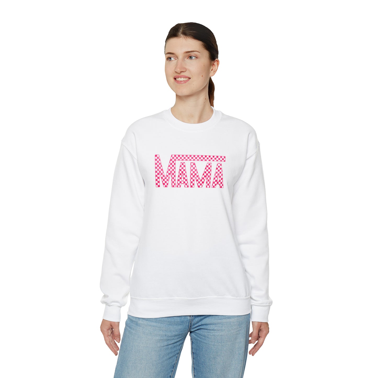Pink Mama Checkered Sweater