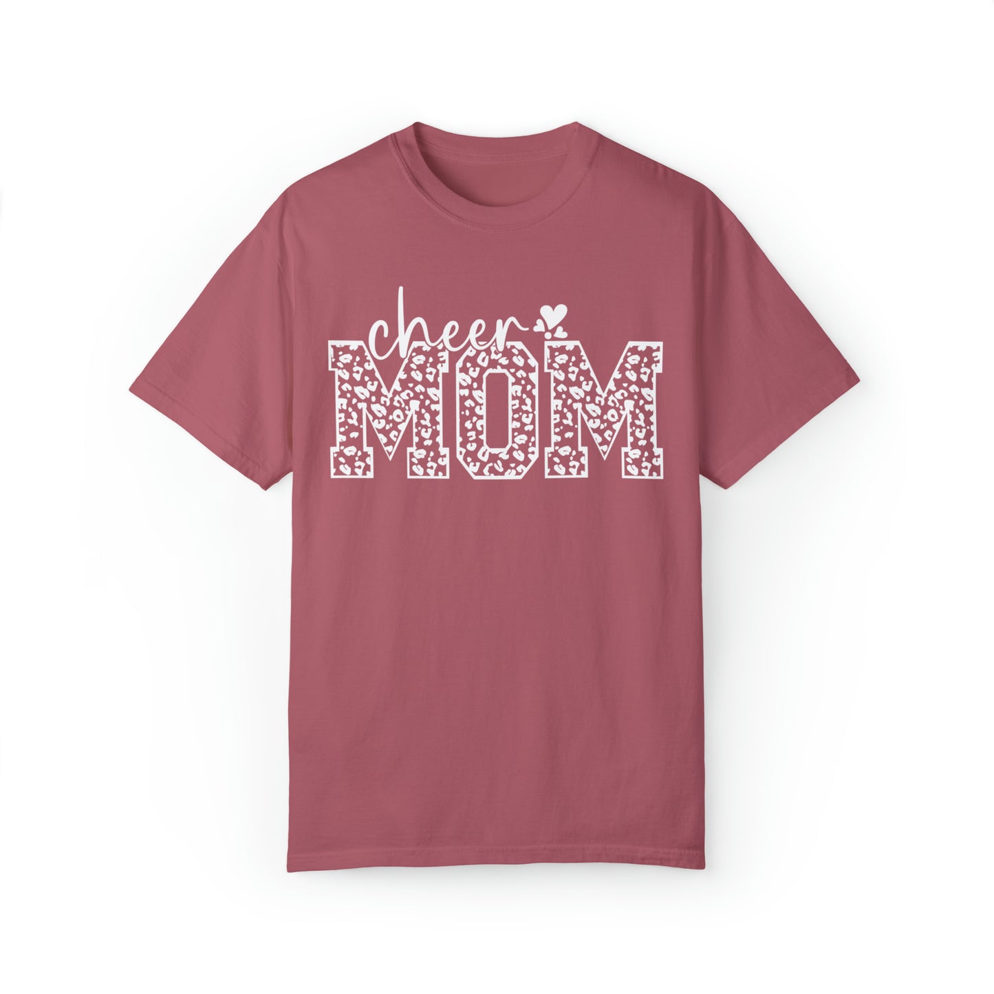 Cheetah Cheer Mom - Comfort Colors T
