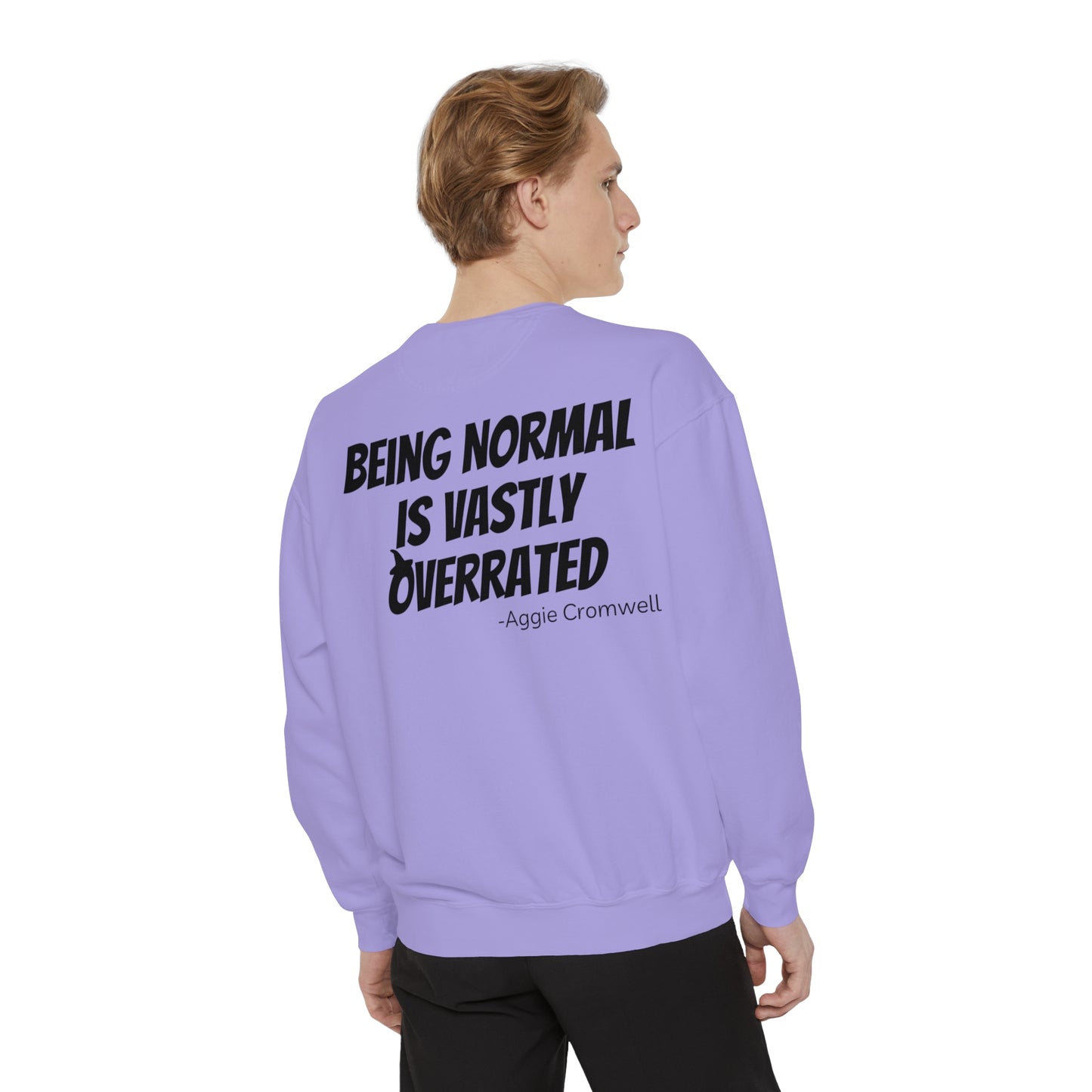 Skull Front, Vastly Overrated Back - Comfort Colors Pullover - Multi Color Options