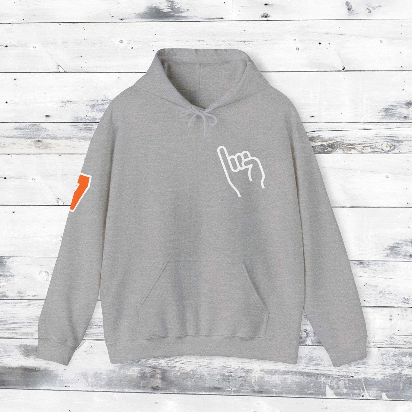 Custom Number Sleeve Jackets Stinger Hoodie Front - Old School R back