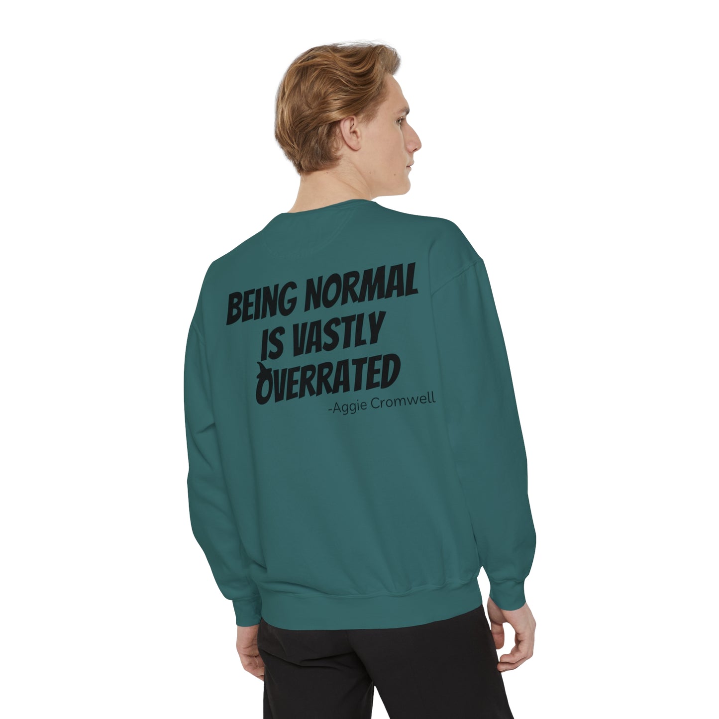 Skull Front, Vastly Overrated Back - Comfort Colors Pullover - Multi Color Options
