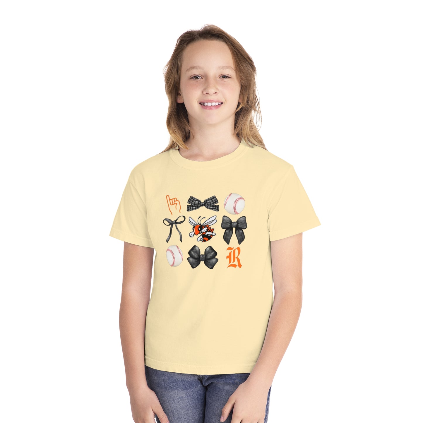 Youth Jackets Baseball Grid Comfort Colors T Shirt