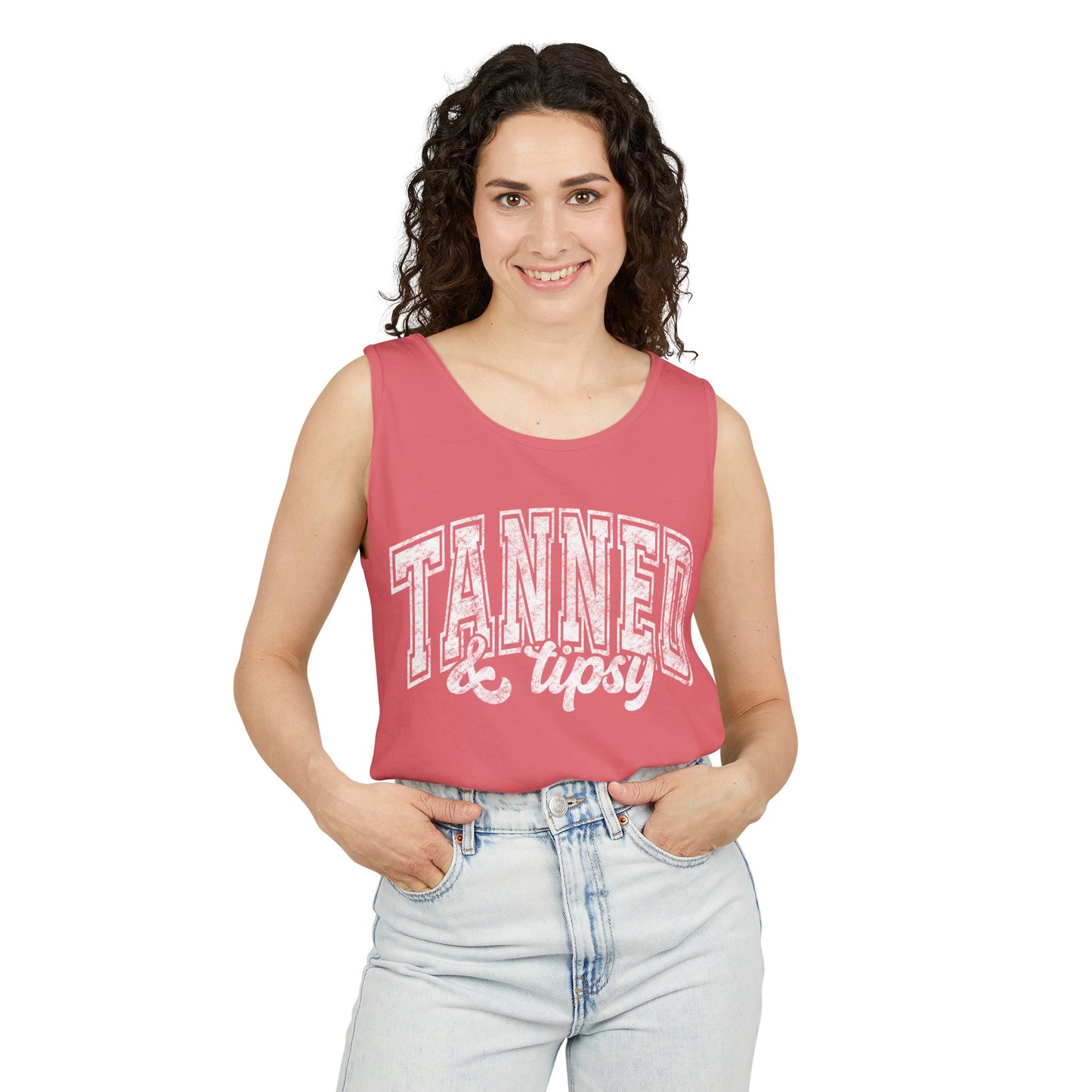 Tanned & Tipsy Comfort Colors Tank