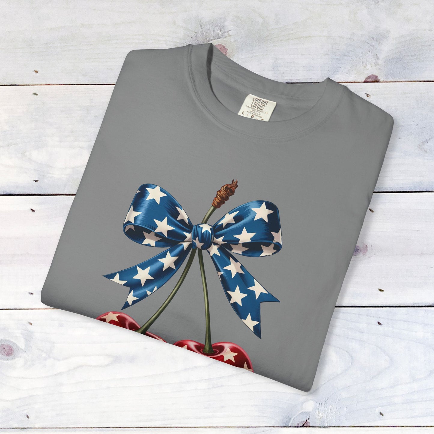 Freedom Cherries Comfort Colors Unisex Shirt