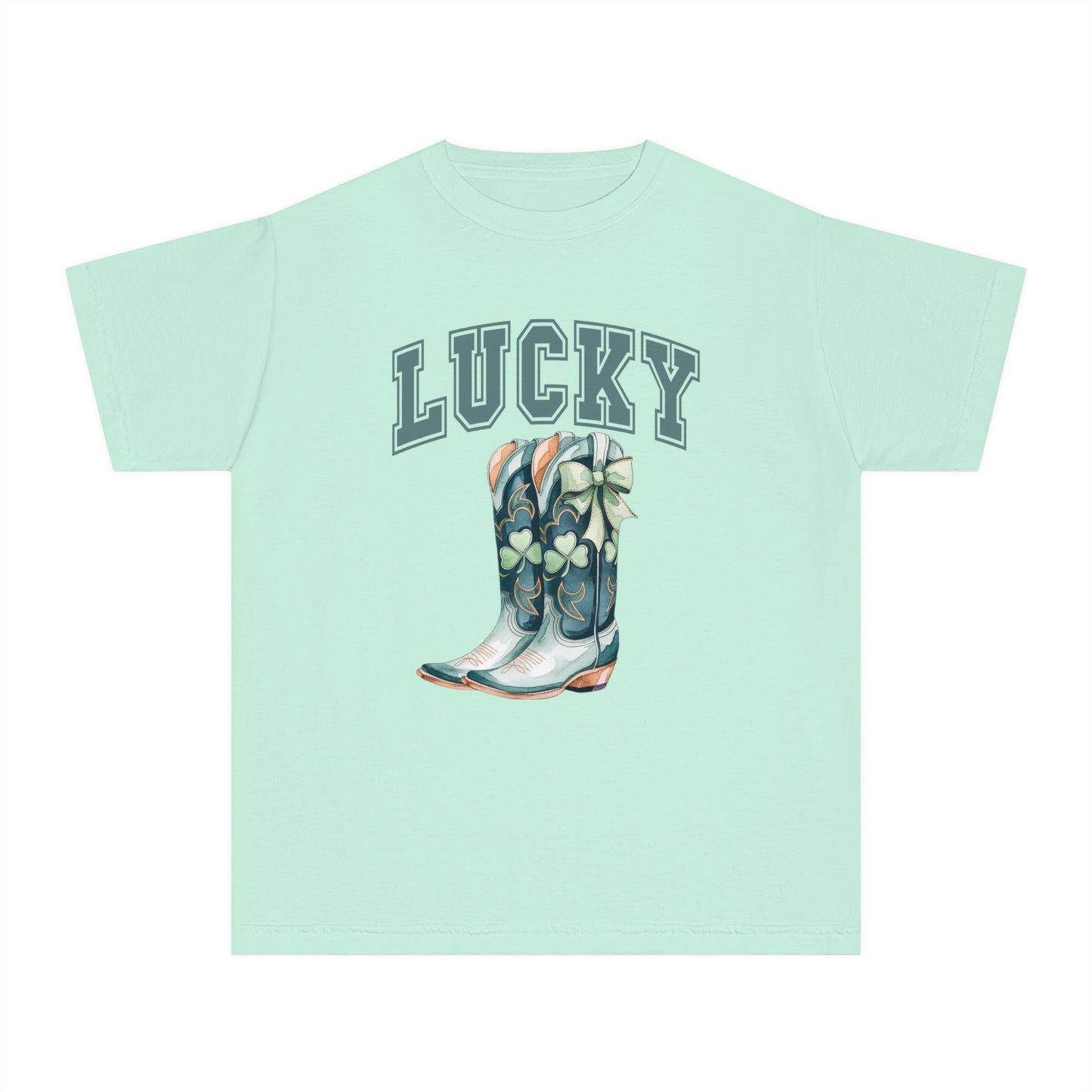 Lucky Girl Youth Comfort Colors Tee