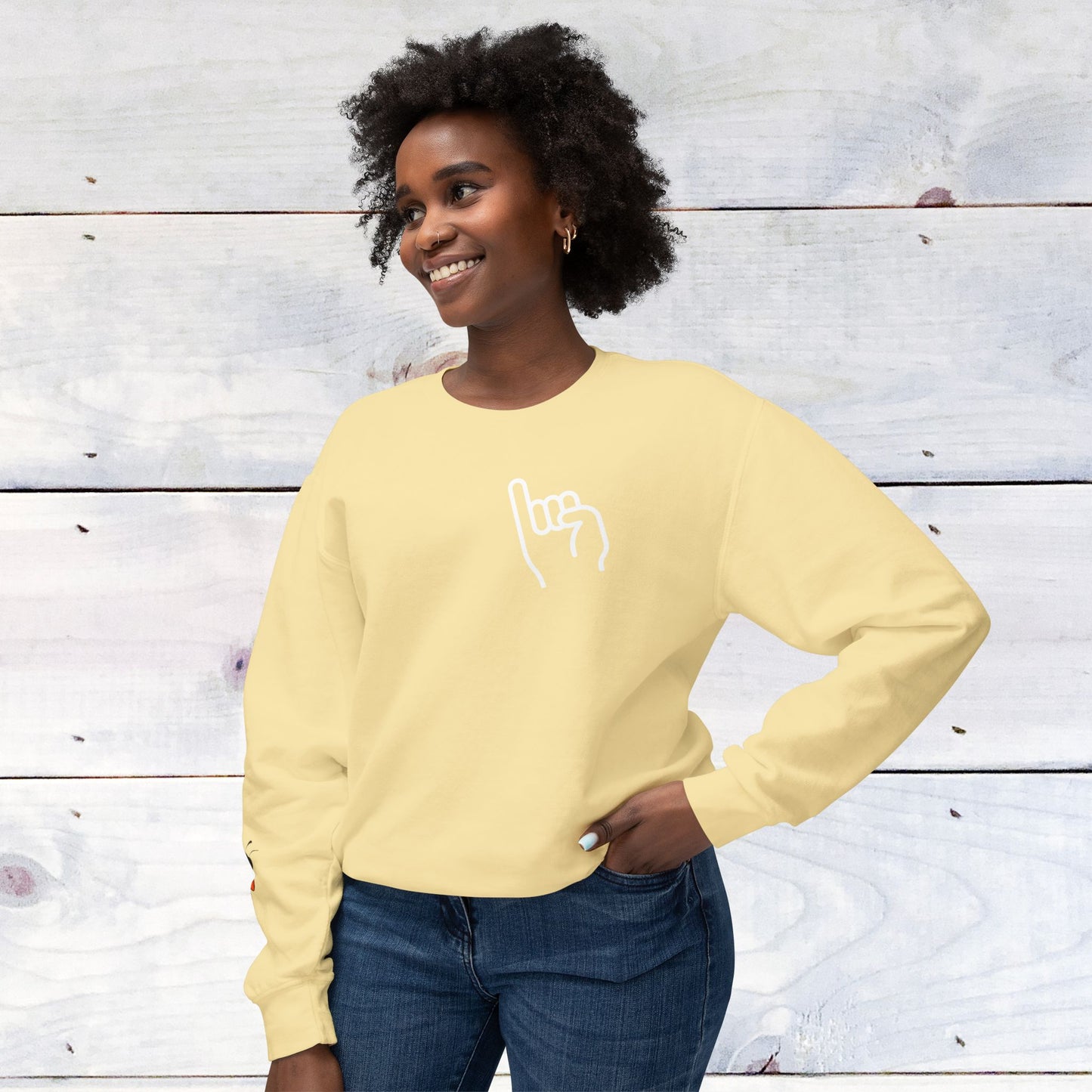 Fun Rockwall Fighting Jacket Lower Sleeve - Comfort Colors Sweater