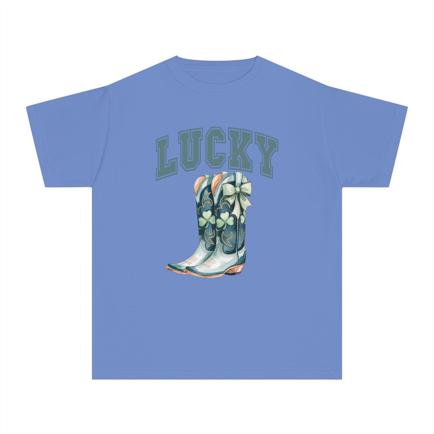 Lucky Girl Youth Comfort Colors Tee