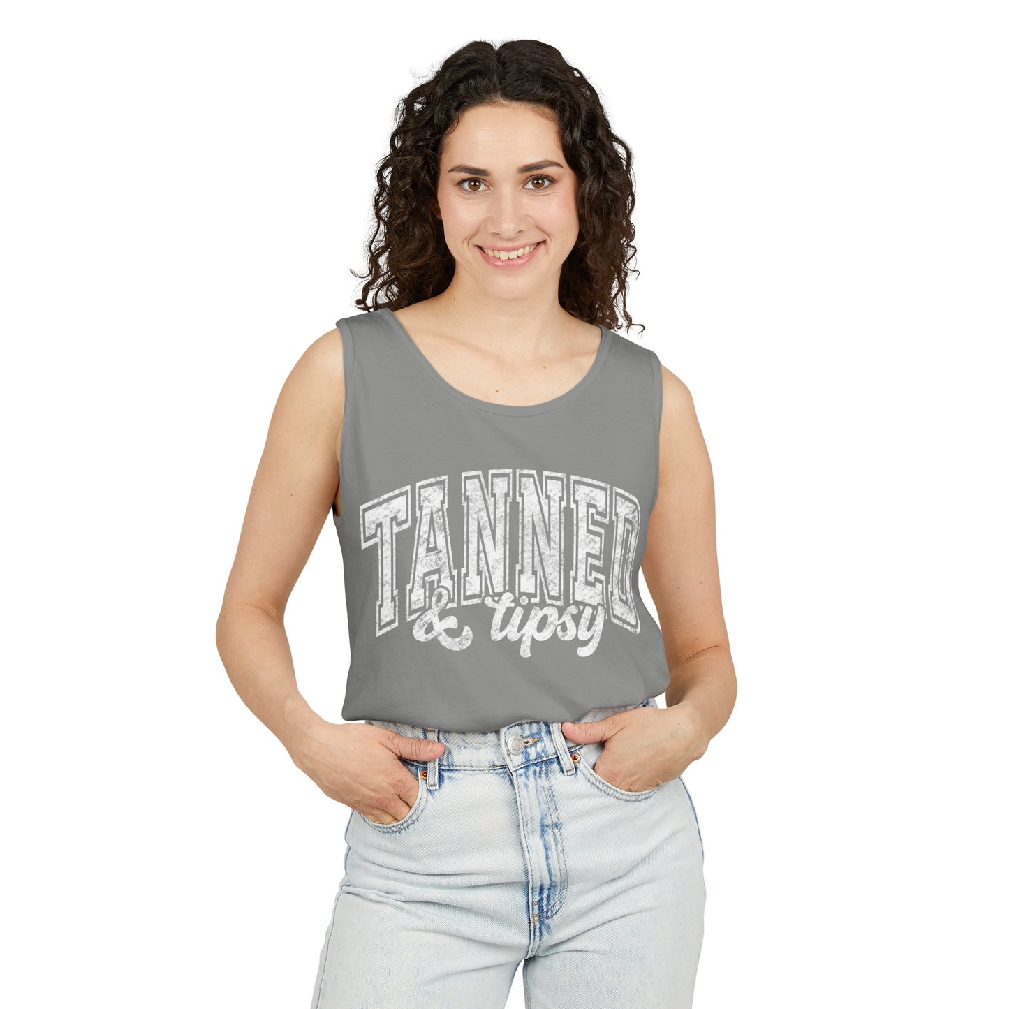 Tanned & Tipsy Comfort Colors Tank