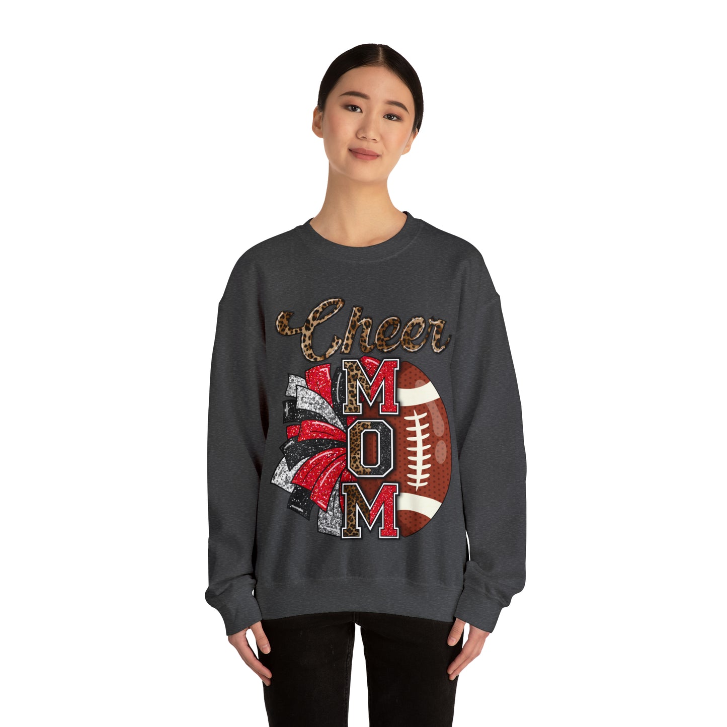Cheer Mom Glitz Front Sweater