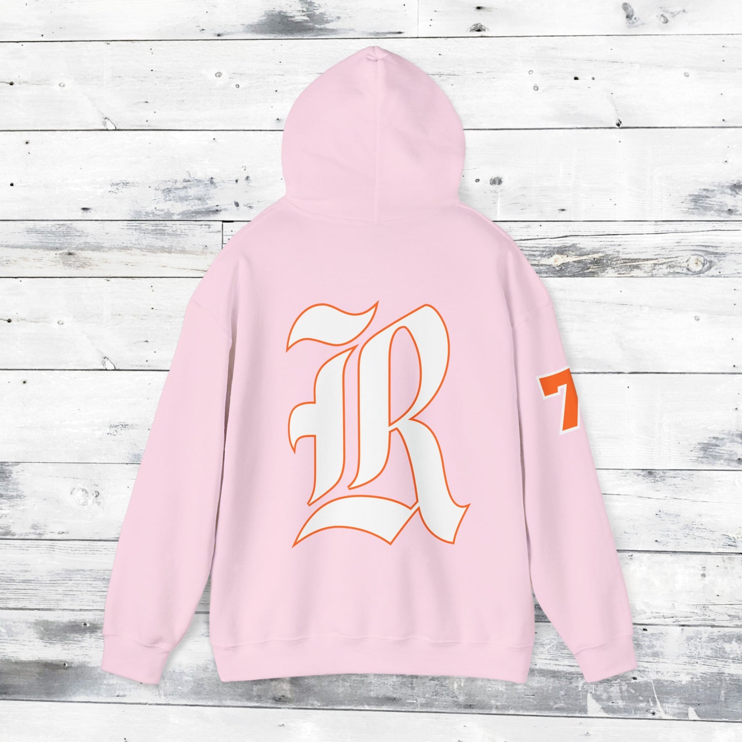 Custom Number Sleeve Jackets Stinger Hoodie Front - Old School R back