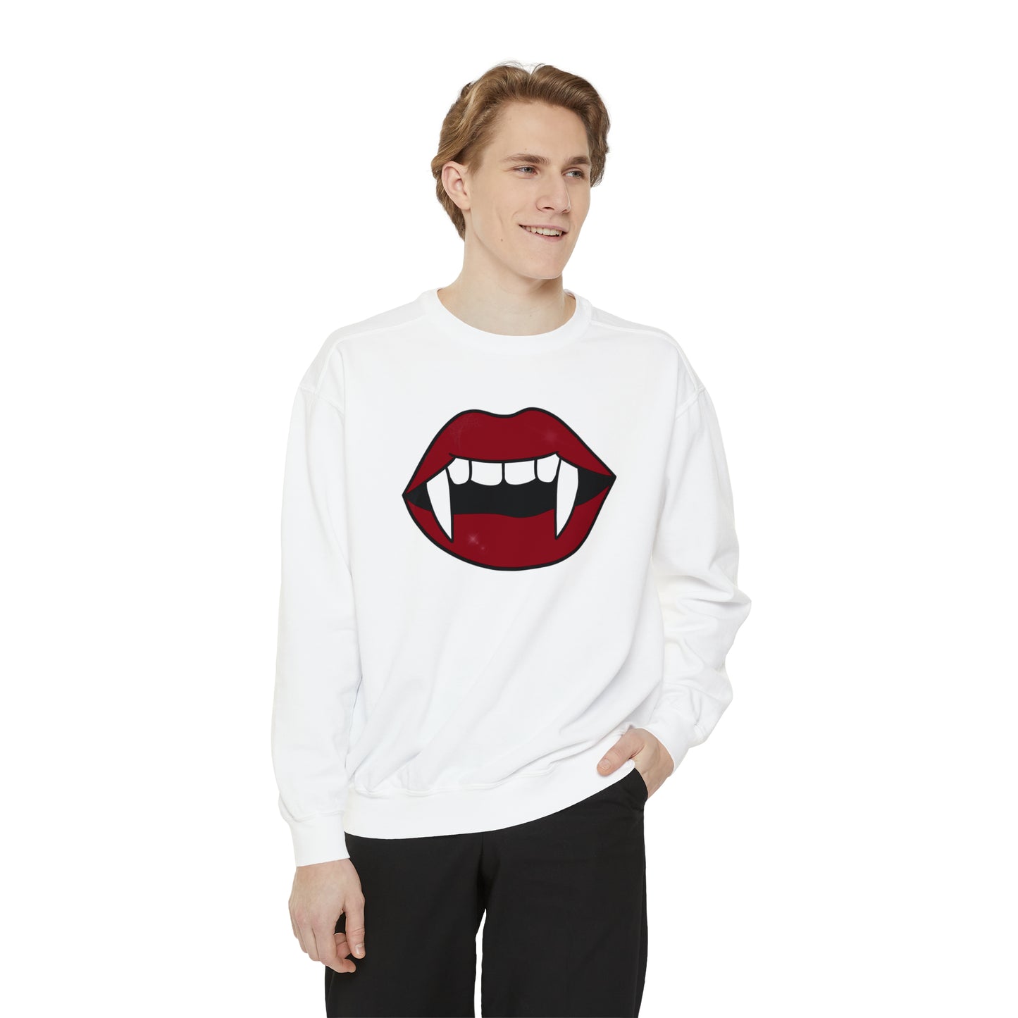 Vampire Fang Comfort Colors Sweater
