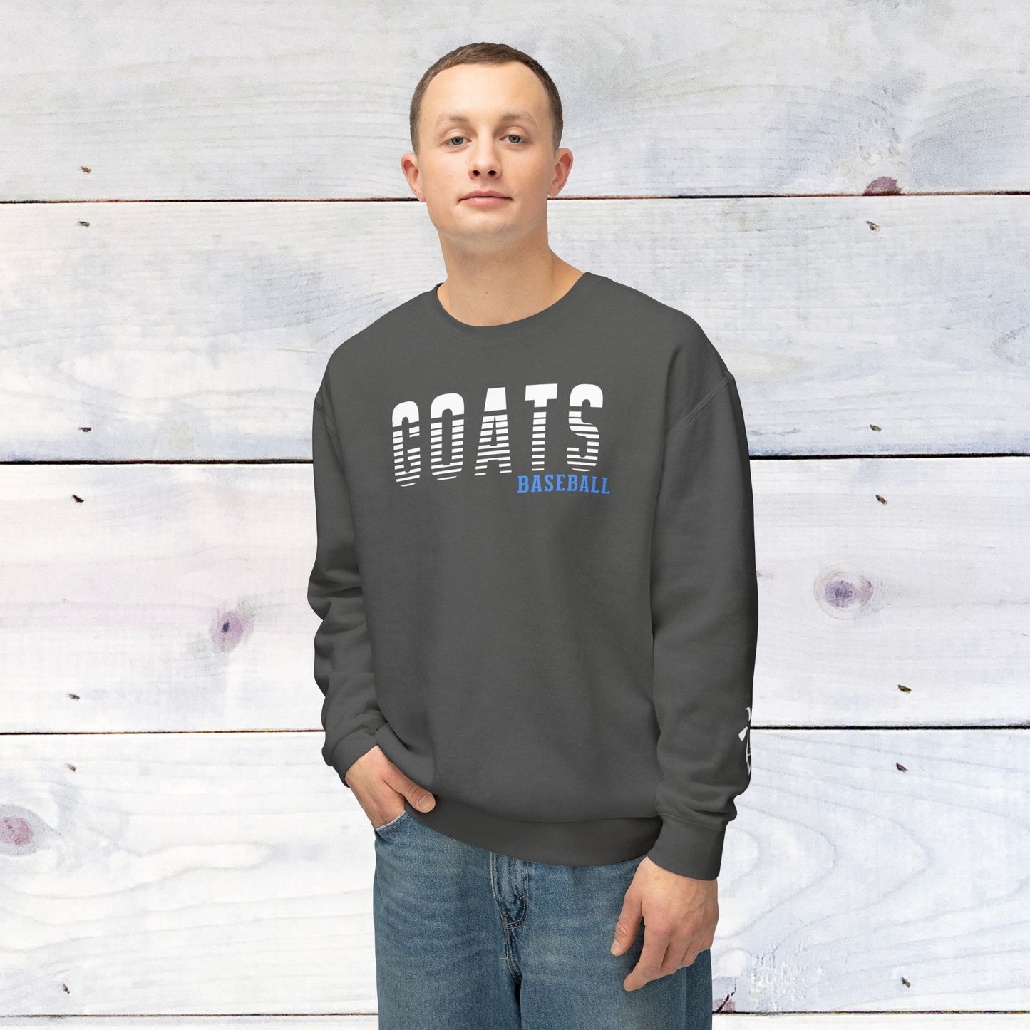 Custom GOATS  Baseball Comfort Colors Sweater