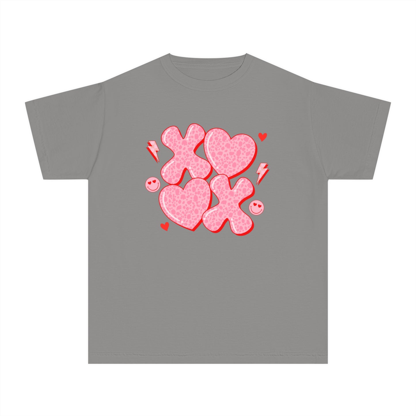 XOXO Cheetah Youth Comfort Colors Tee