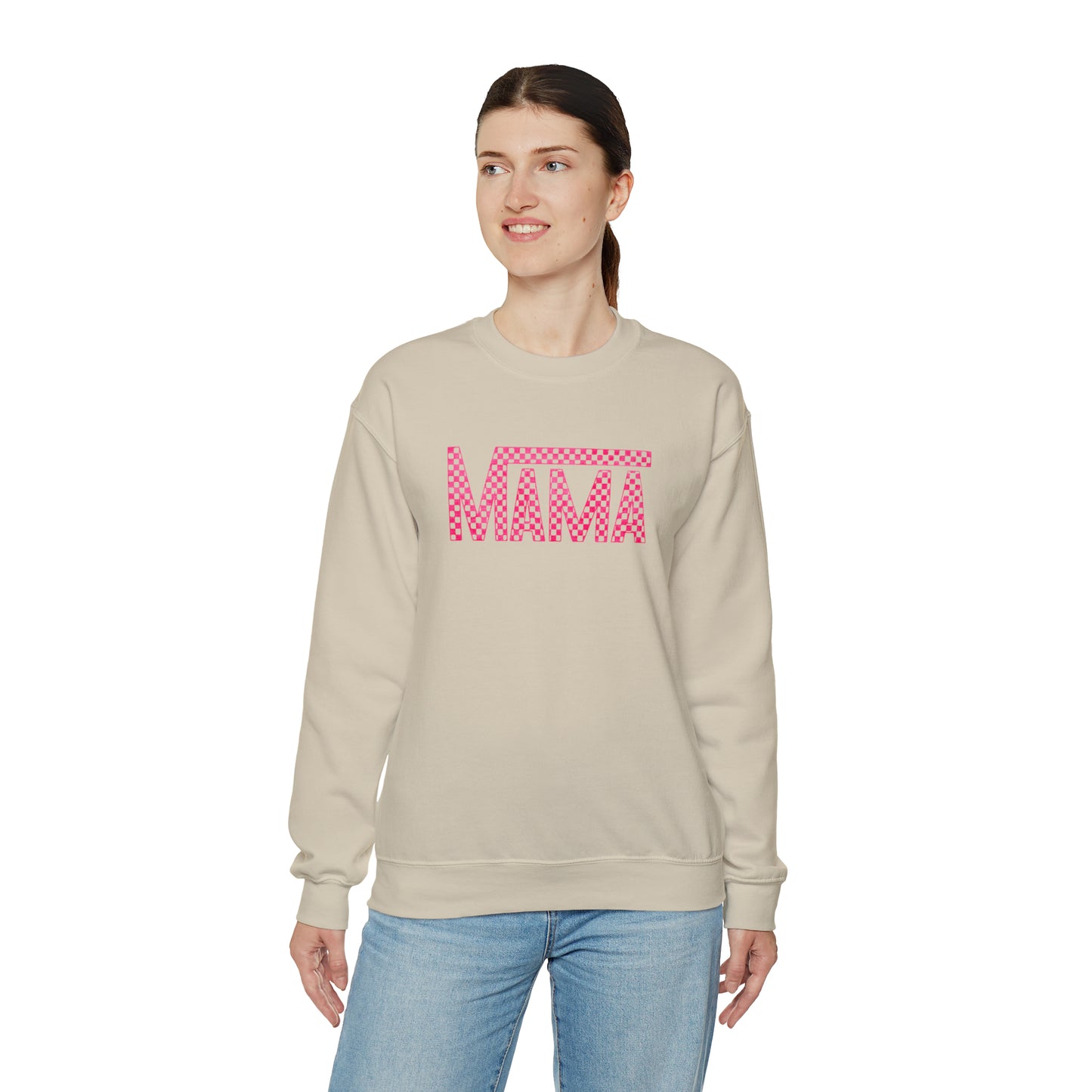 Pink Mama Checkered Sweater