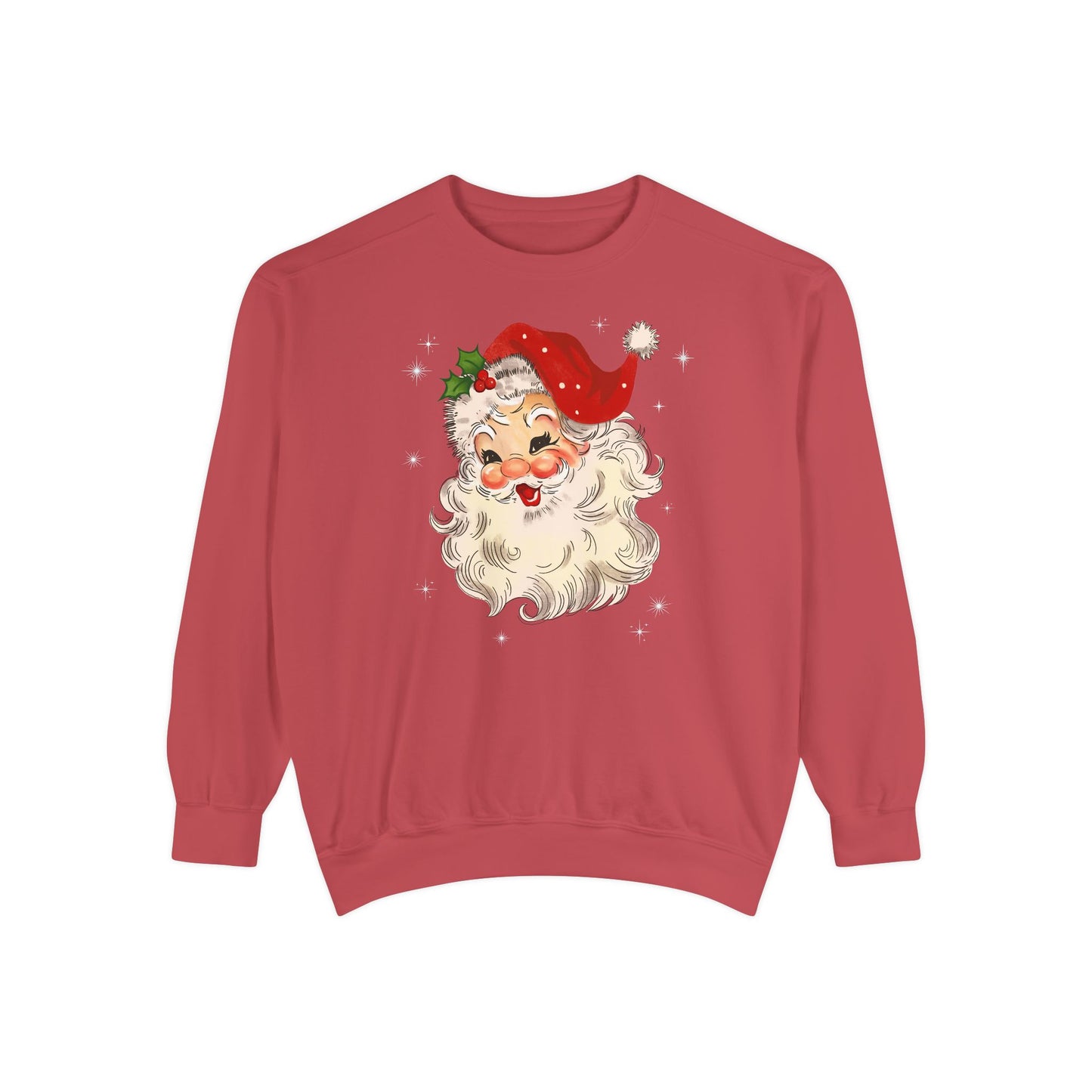 Sparkle Santa Comfort Colors Sweater