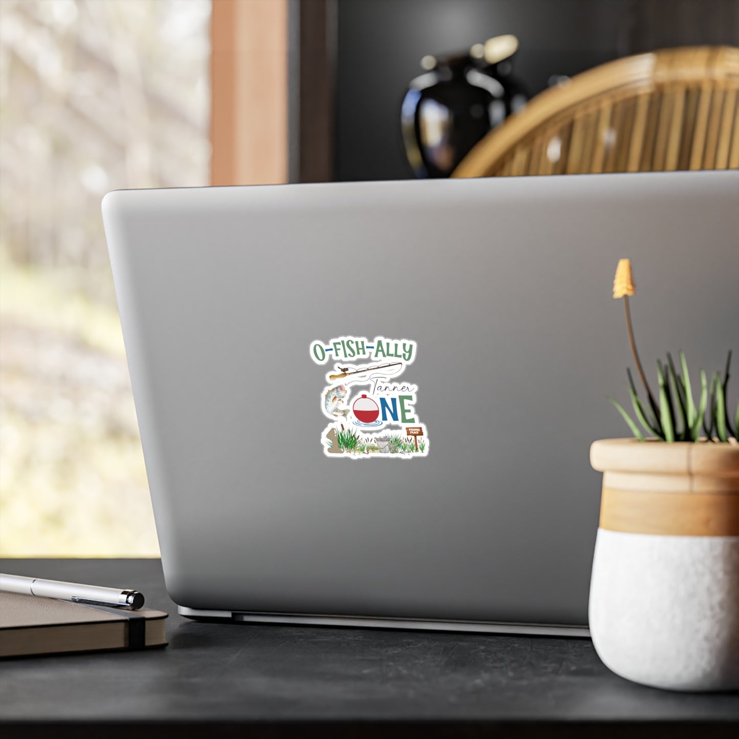 Cutsom - O-Fish-Ally Decal for First Birthday