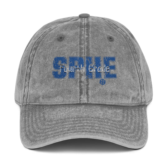 Vintage Fourth Grade Hamm Embroidered Cap
