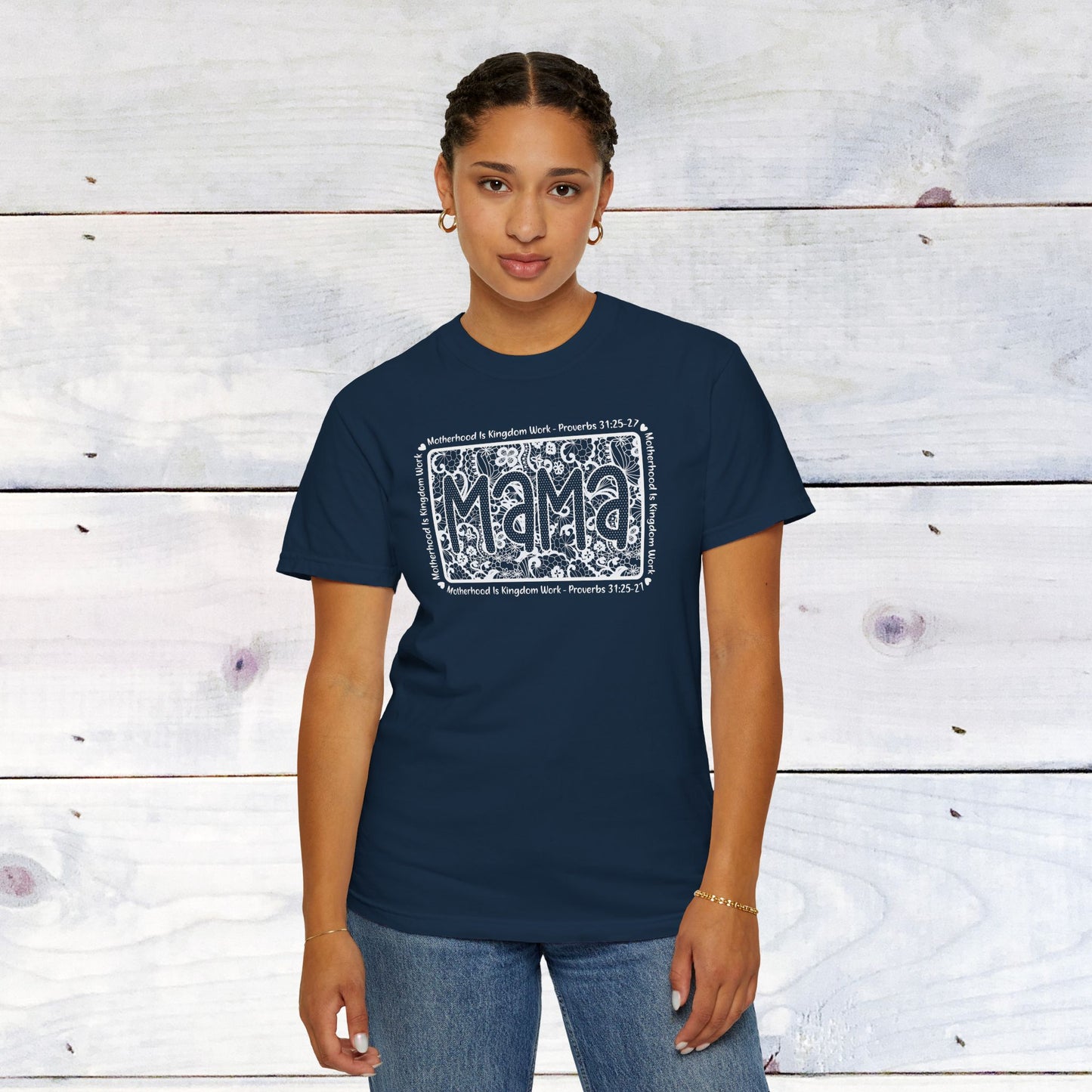 Mama Lace Comfort Colors Unisex Shirt