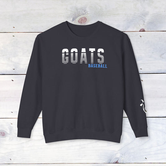 Custom GOATS  Baseball Comfort Colors Sweater