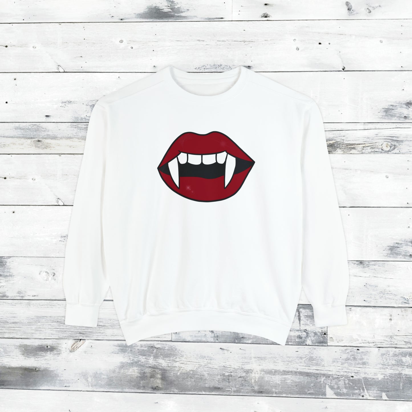 Vampire Fang Comfort Colors Sweater