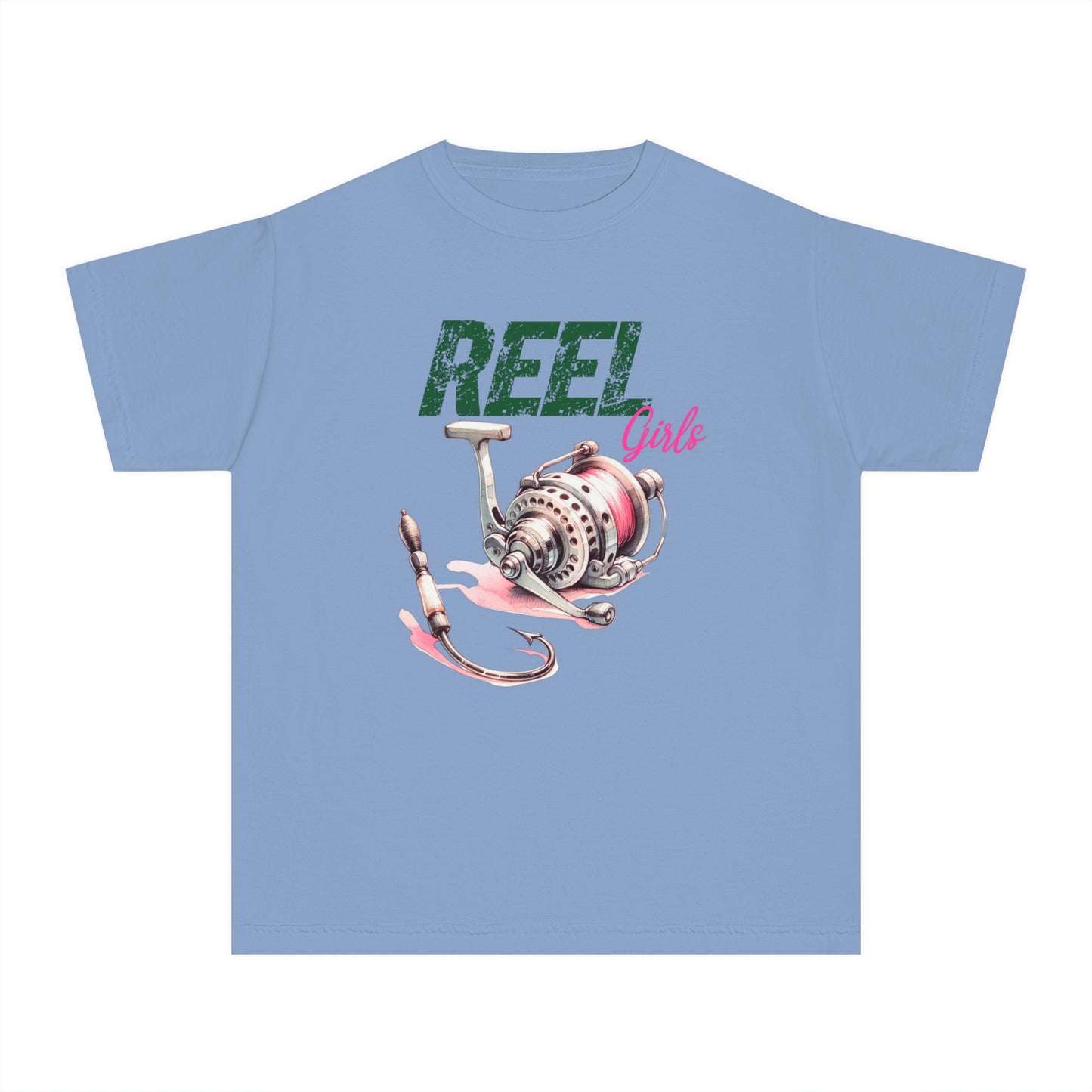 REEL Girls Youth Comfort Colors Tee