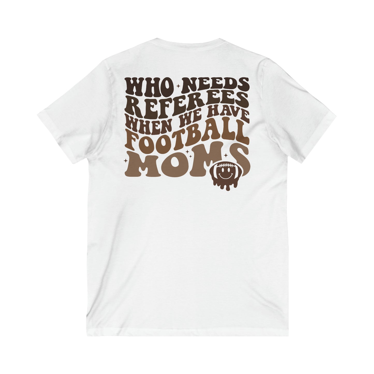 Football Mom V-Neck Tee
