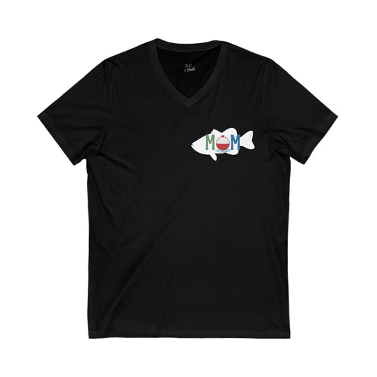 Mom First Birthday Unisex V Neck Shirt Custom