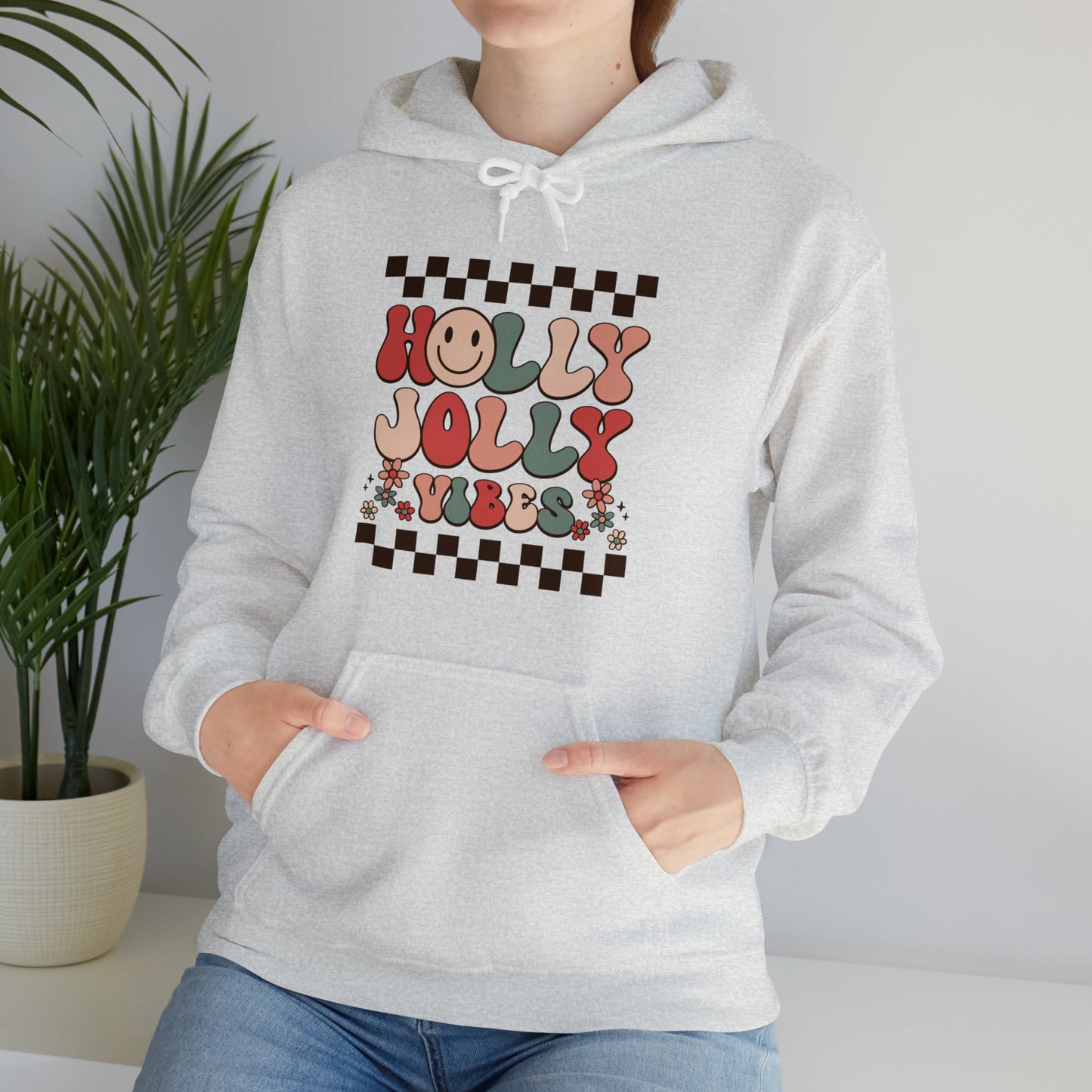 Holly Jolly Vibes Hoodie