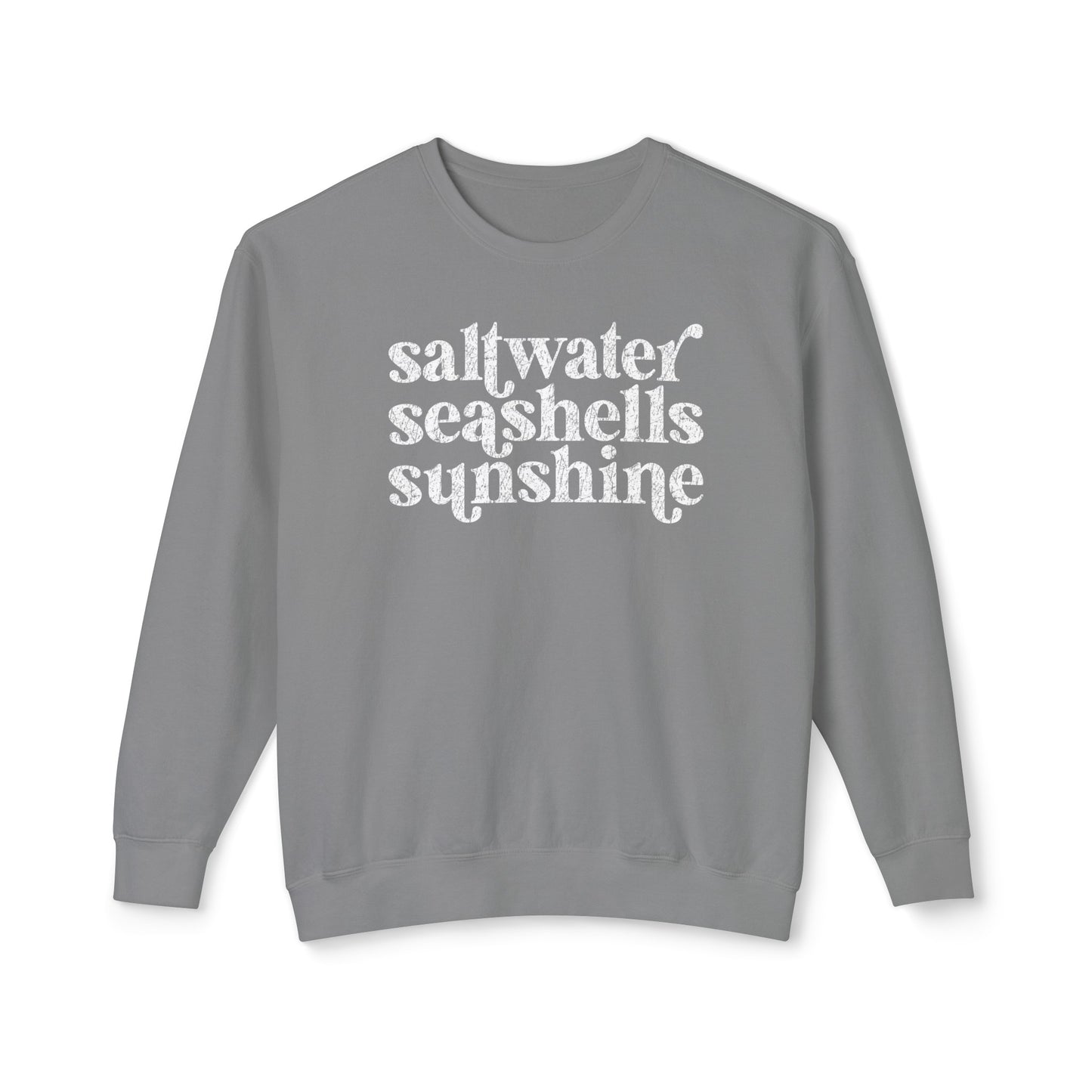 Saltwater, Seashells, Sunshine Comfot Colors Sweater