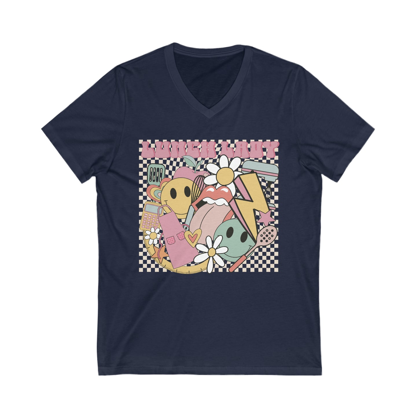 Lunch Lady Unisex V-Neck Tee