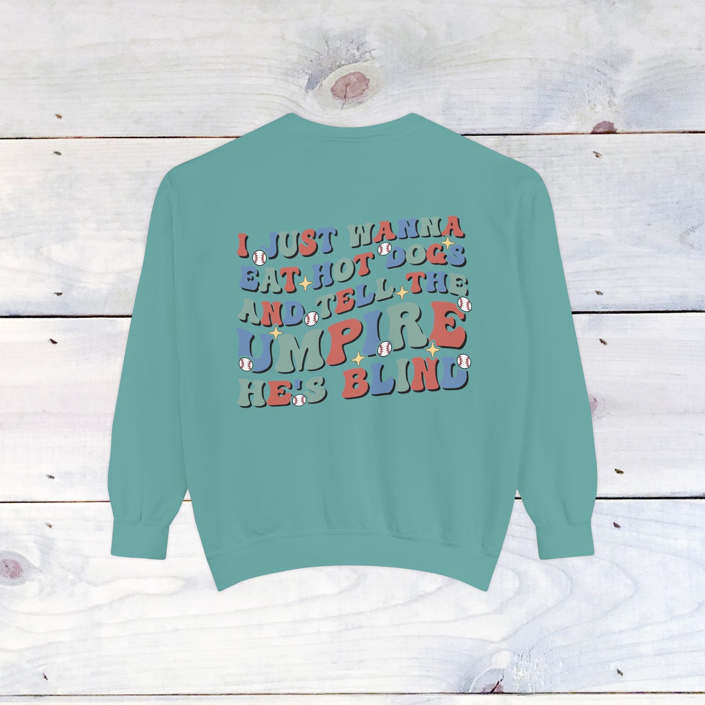 Baseball Mom Comfort Color Sweatshirt
