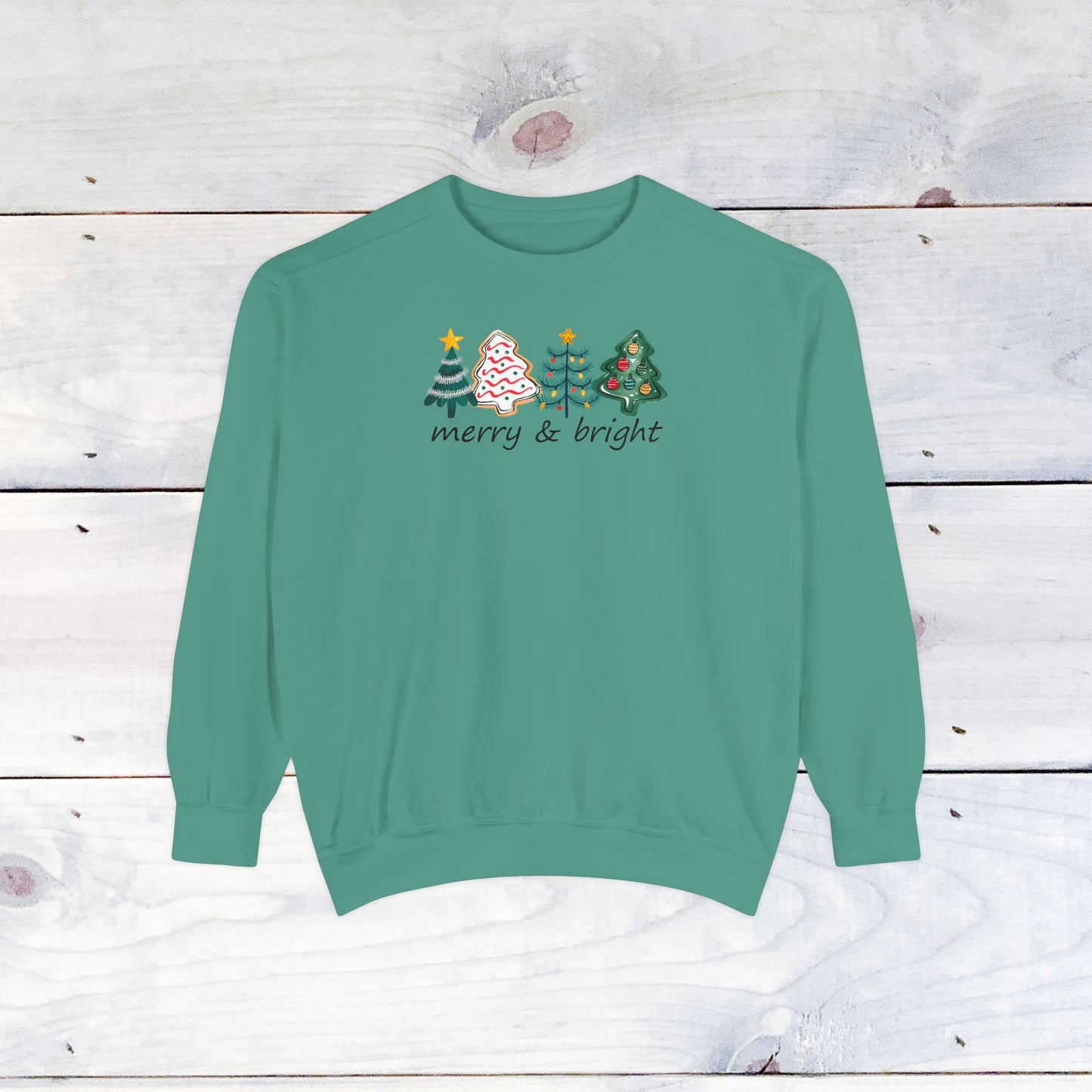 Merry & Bright Comfort Colors Sweater