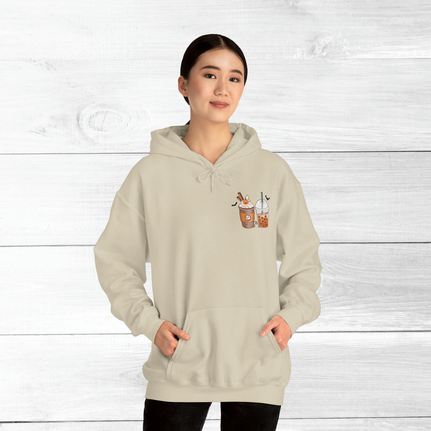 Halloween Coffee Hoodie - Hocus Pocus I need Coffee to Focus Back