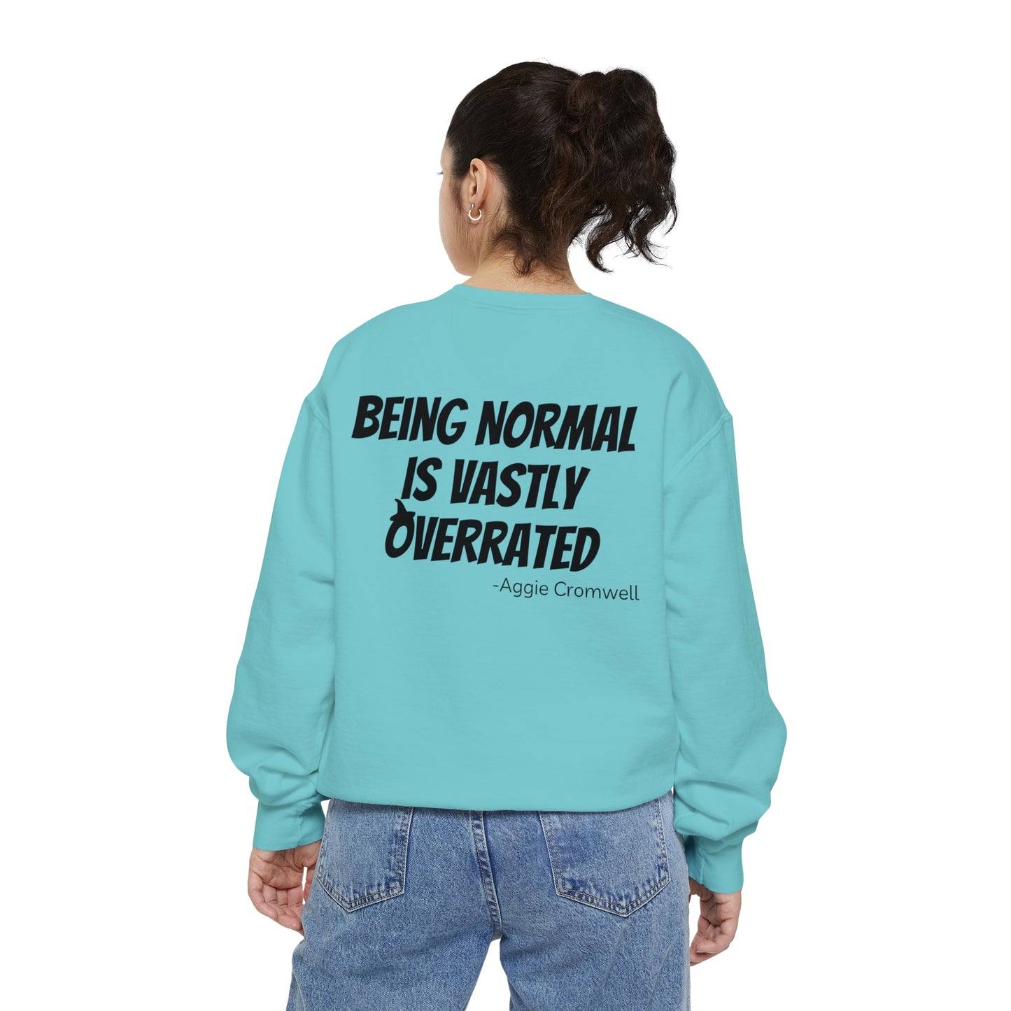 Skull Front, Vastly Overrated Back - Comfort Colors Pullover - Multi Color Options