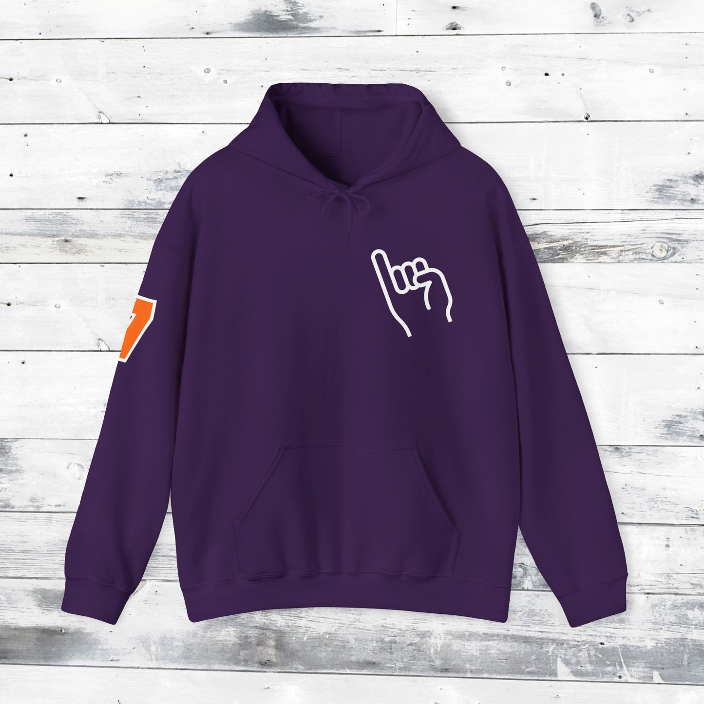 Custom Number Sleeve Jackets Stinger Hoodie Front - Old School R back