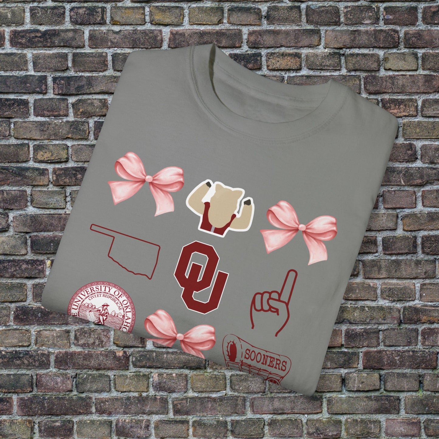 Oklahoma Sooners Bow Comfort Colors