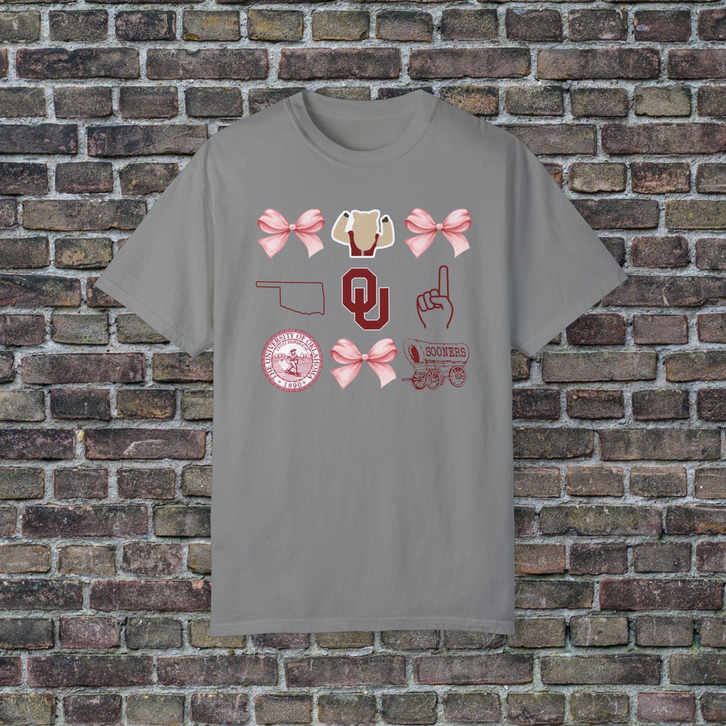 Oklahoma Sooners Bow Comfort Colors