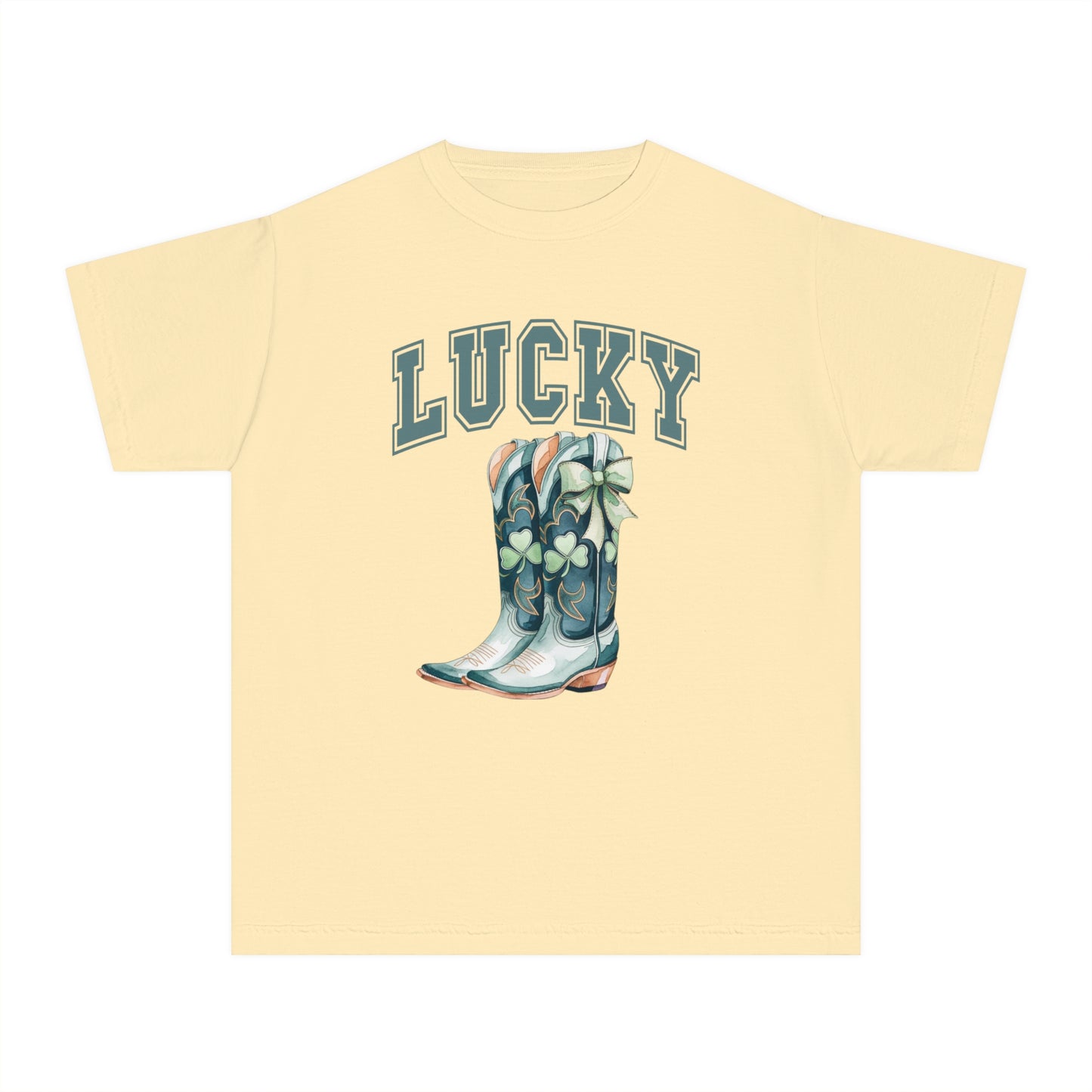 Lucky Girl Youth Comfort Colors Tee