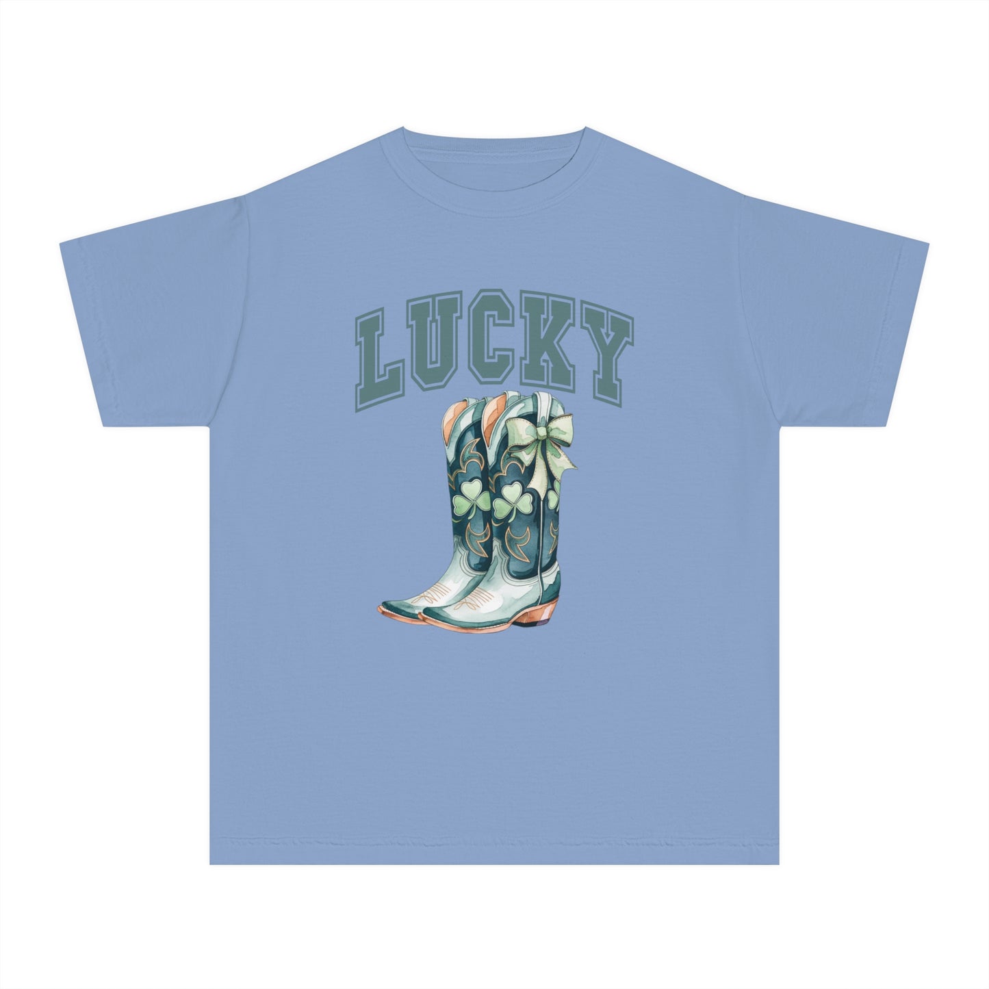 Lucky Girl Youth Comfort Colors Tee