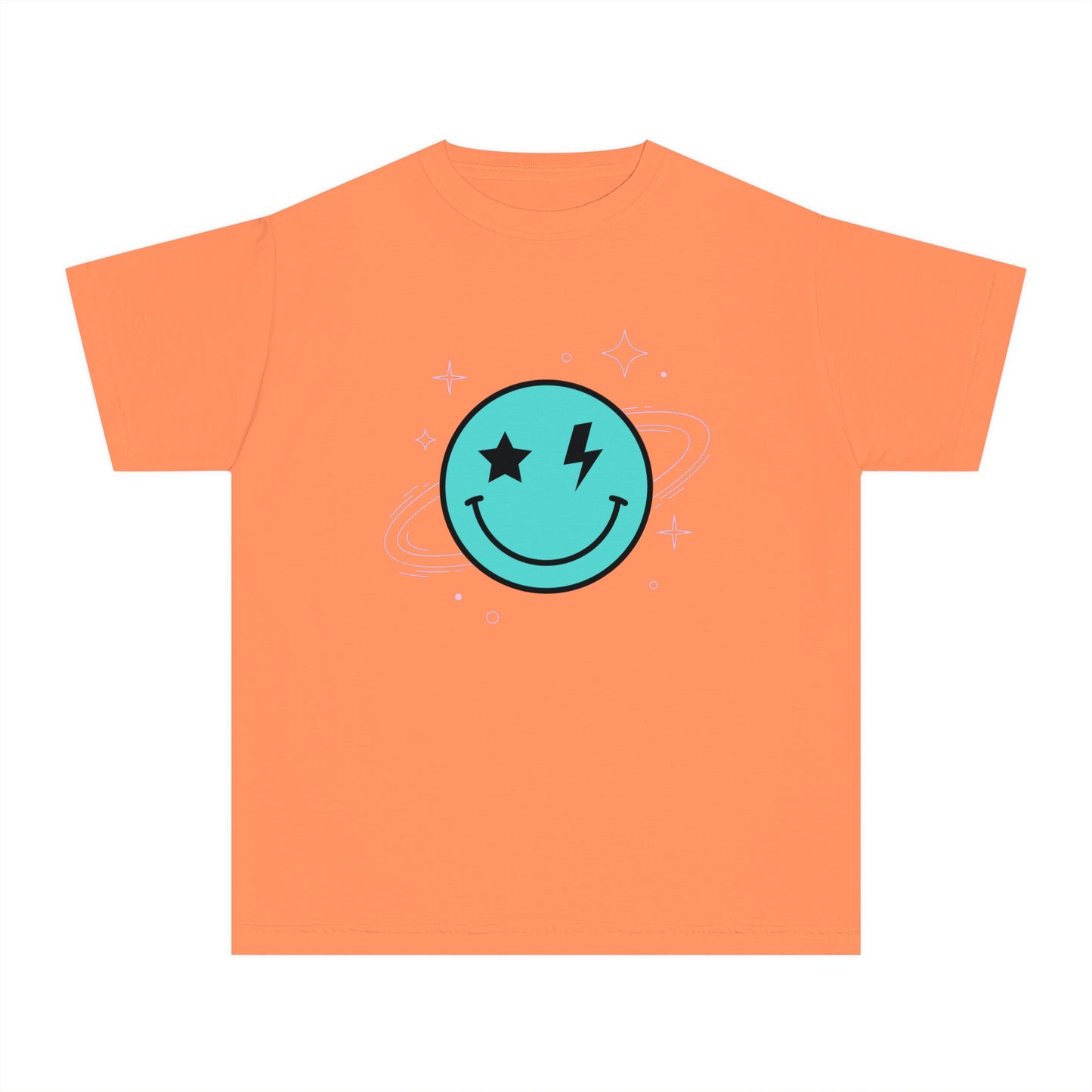 Youth Space Smiley Comfort Colors T-Shirt