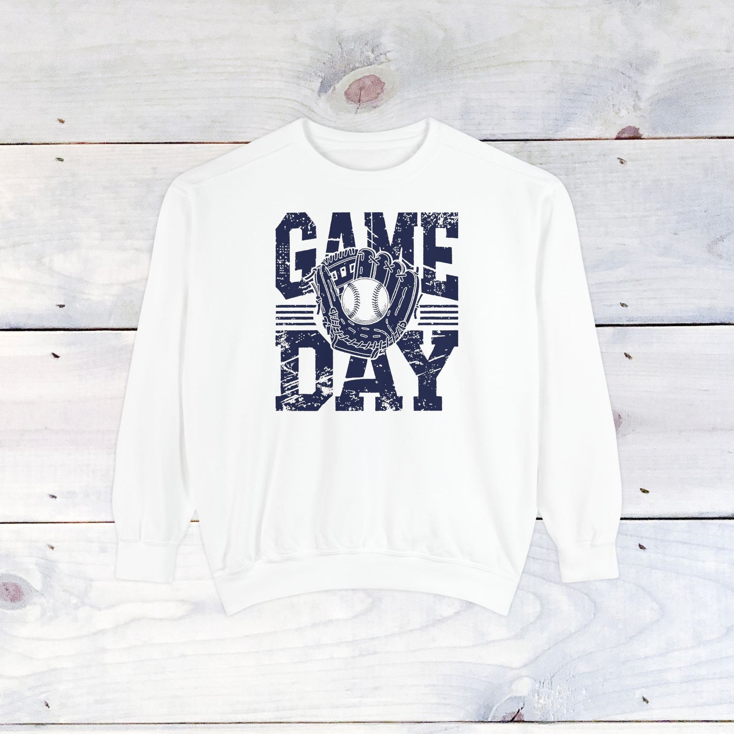 Navy Game Day Comfort Colors Sweater