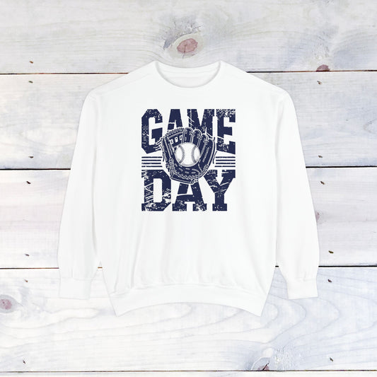 Navy Game Day Comfort Colors Sweater