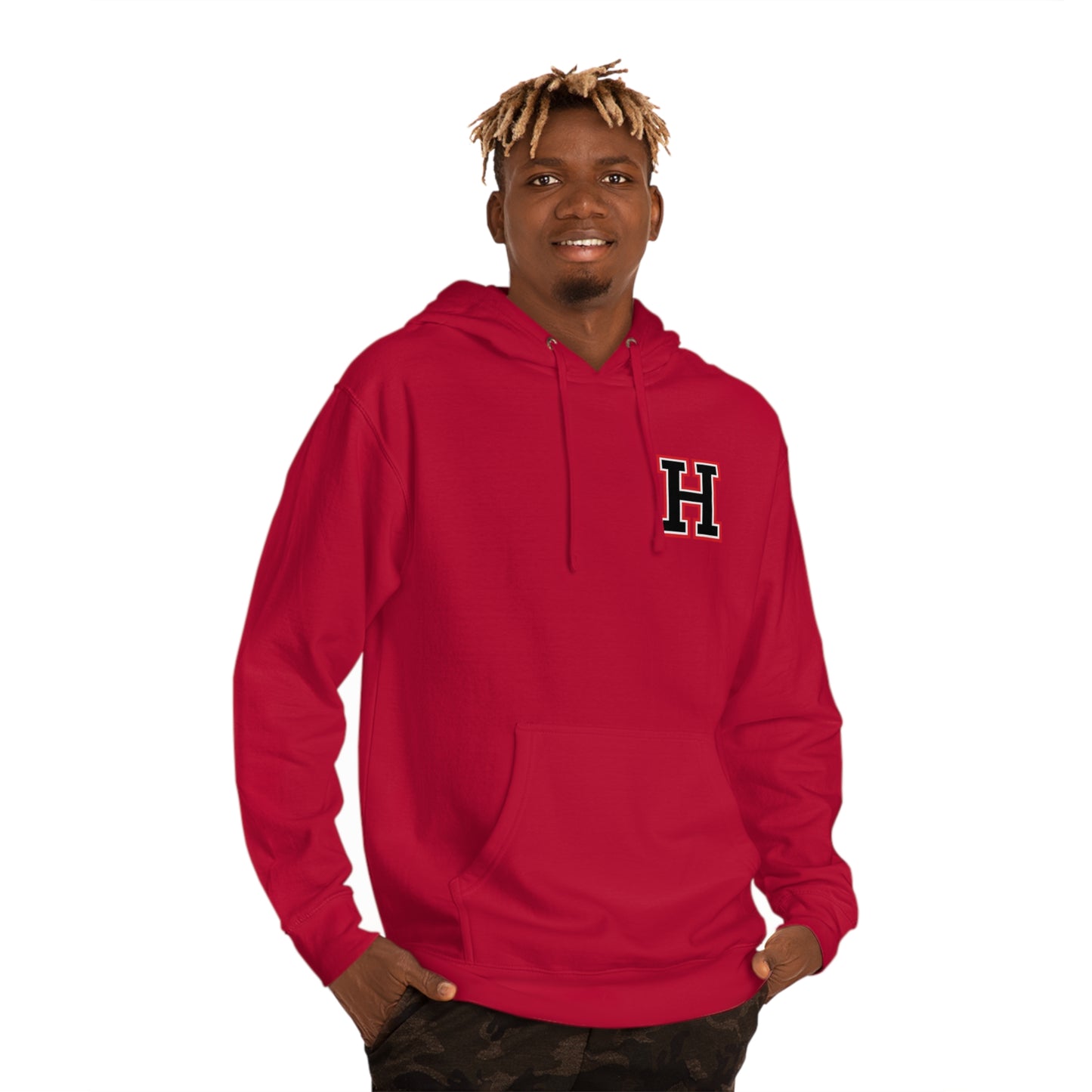 Heath Hawks , Win the Day Back Hoodie