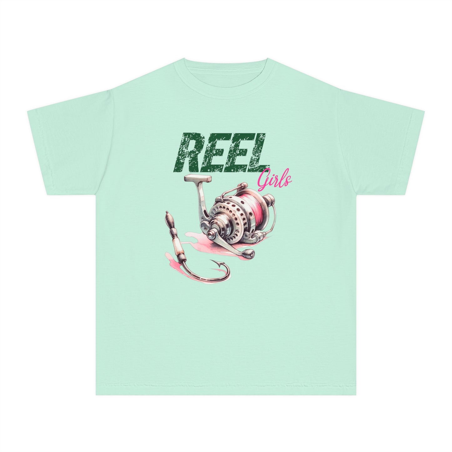 REEL Girls Youth Comfort Colors Tee