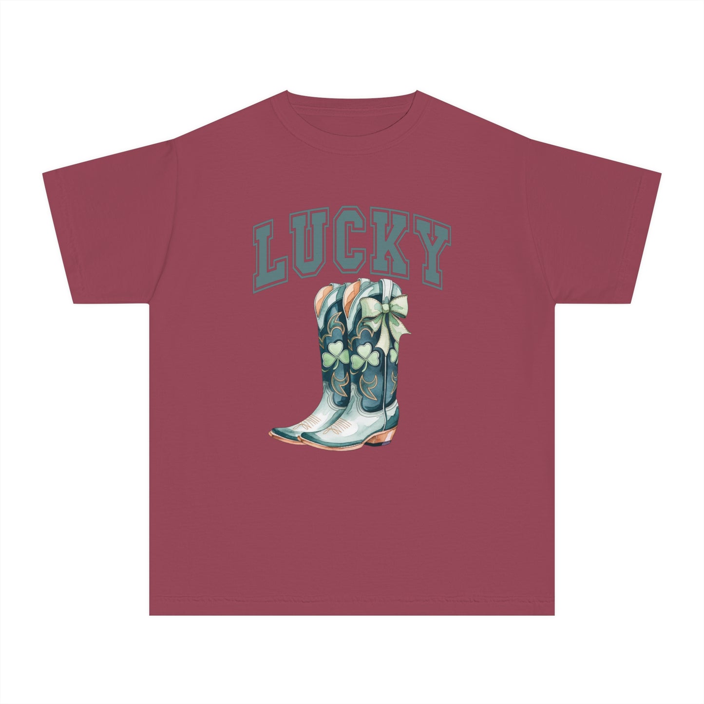 Lucky Girl Youth Comfort Colors Tee