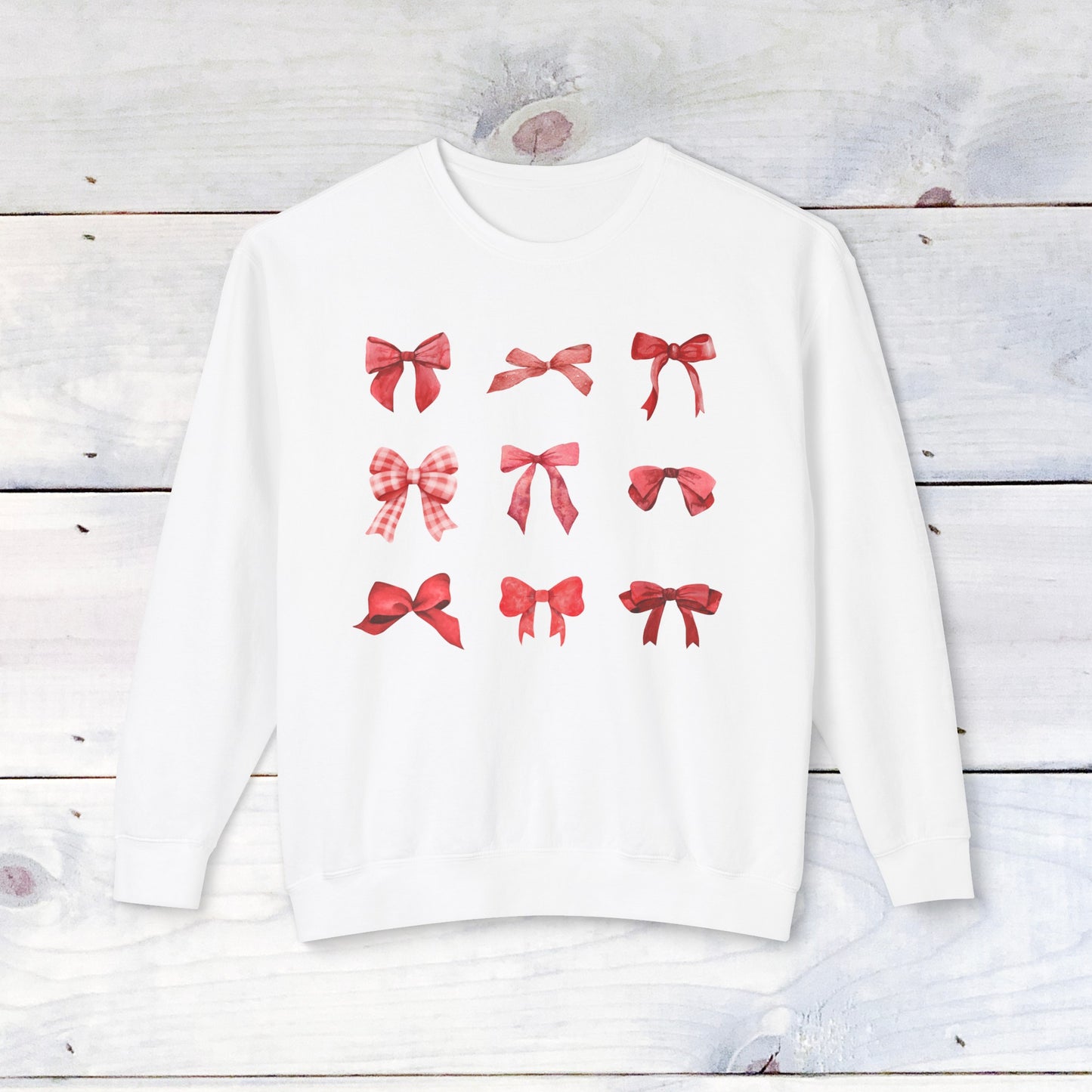 Heath Bow Sweater - Win the Day Sleeve - Comfort Colors