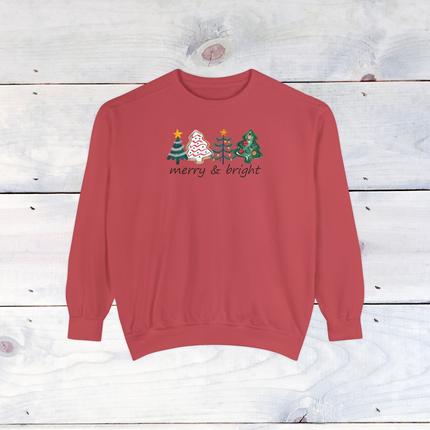Merry & Bright Comfort Colors Sweater