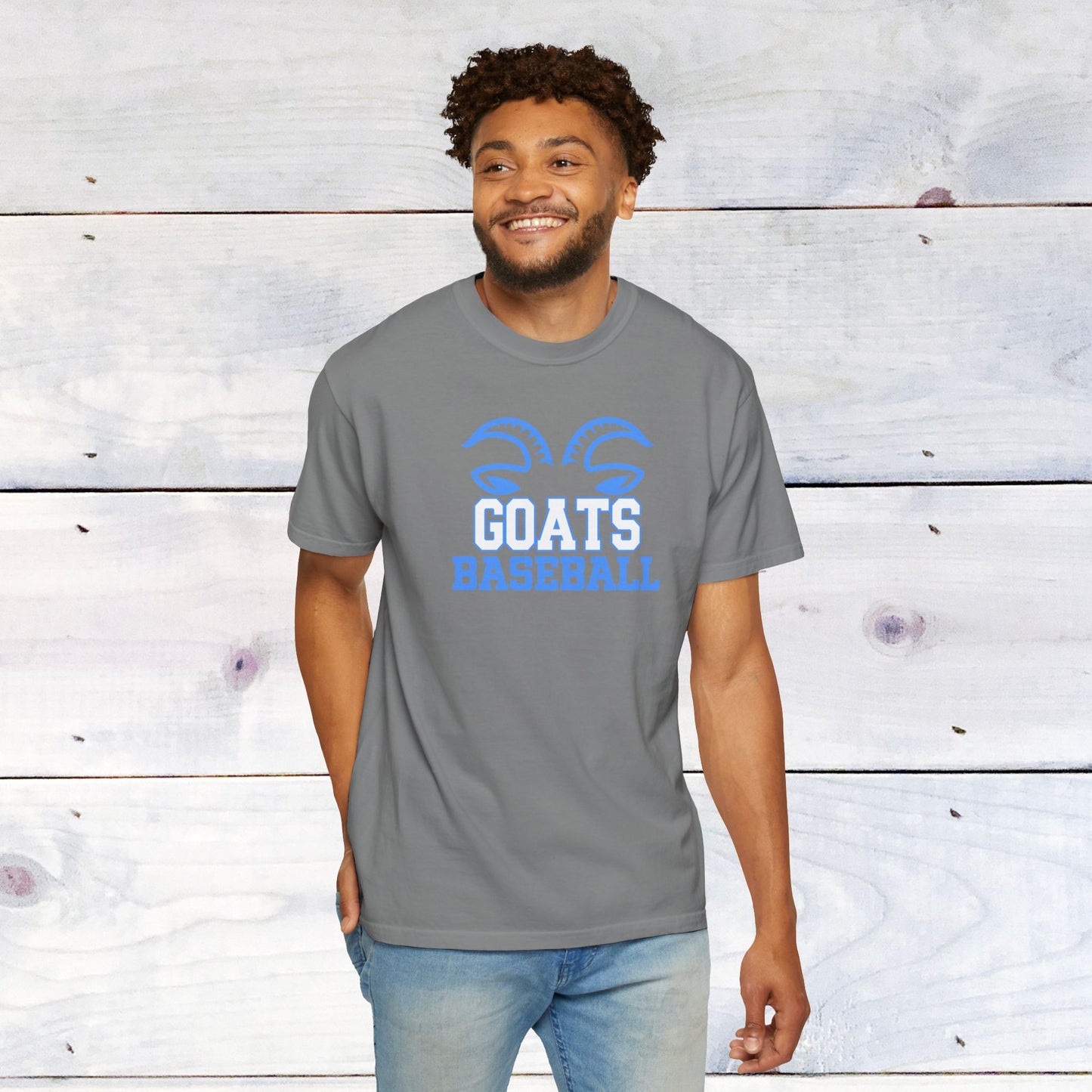 Goats Baseball T-Shirt — Comfort Colors Unisex