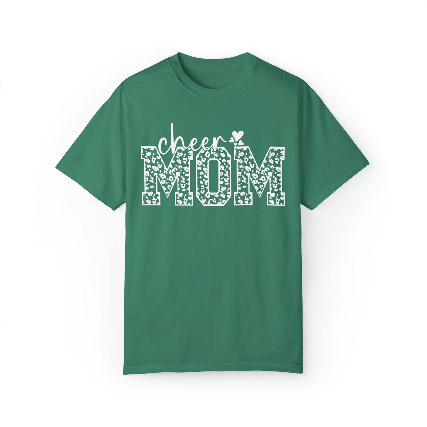 Cheetah Cheer Mom - Comfort Colors T